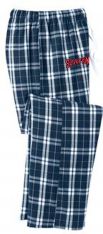 Young Mens Flannel Plaid Pant, Navy